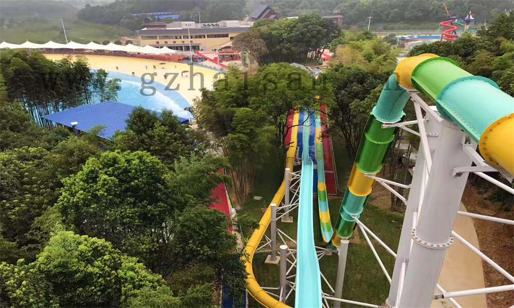 如何设计水上乐园的水上滑梯水回收设备？